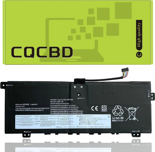 Main image of CQCBD L18M4PE0 L18C4PE0 L18L4PE0 Battery for Lenovo Yoga C740-14IML Yoga C740 14IML Yoga C740-14 Series Notebook Battery (7.72V 51Wh/6610mAh)