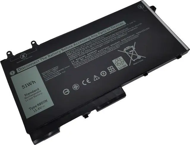 Main image of Fully R8D7N Replacement Battery Compatible with Dell Precision 3540 M3550 Latitude 5400 5410 5500 5510 7590/7591/7791 2-in-1 Series Notebook H82T6 0C5GV2 0W8GMW 1V1XF 4GVMP - 11.4V 51Wh