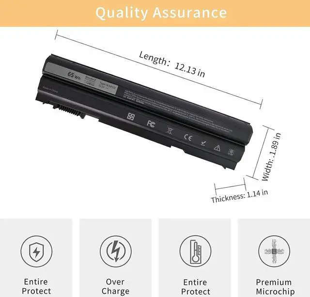 Alt view image 4 of 7 - NBULBL N3X1D Laptop Battery Replacement for DELL Latitude E5420 E5430 E5520 E5530 E6420 E6520 E6430 E6440 E6530 E6540 Notebook 8858X T54FJ M5Y0X 11.1V 65Wh