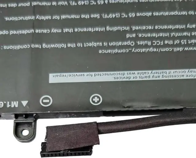 Alt view image 4 of 5 - IZKROR TVKGH 88Wh 7334mAh 6-Cells Battery Replacement for Dell Latitude 9510 9520 / Latitude 9520 2-in-1 Series Laptop N7HT0 V5K68 N2NLL HYMNG 08NFC7 N2NLL N7HTO 0PKW00 089GNG 0HYMNG 11.4V