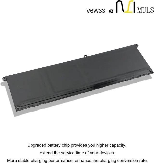 Alt view image 5 of 7 - MULS 54Wh V6W33 Laptop Battery for Dell Latitude 3320 3330 3420 3520 3530