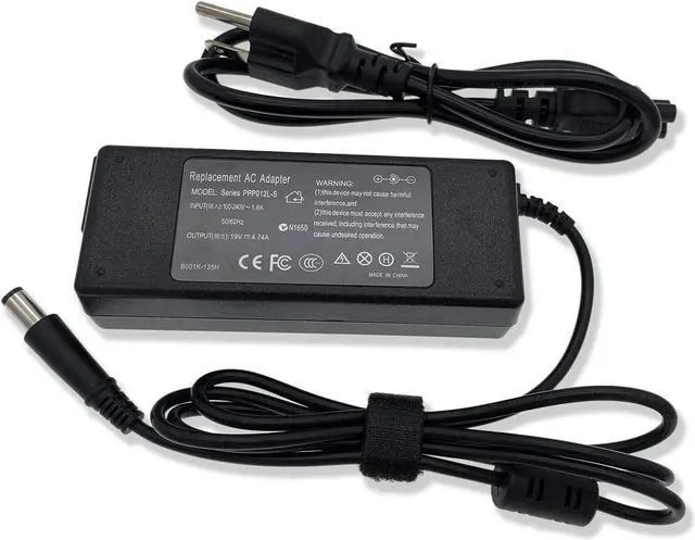 Alt view image 2 of 6 - LYeccl AC Power Adapter for HP 24-dp0317c 24-df1367c All-in-One Desktop PC Charger Supply Cord Replacement