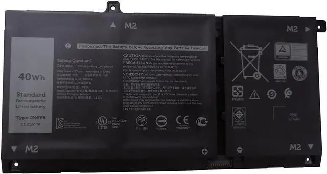 Main image of IZKROR JK6Y6 40Wh Battery Replacement for Dell Latitude 3120 3410 3510 Vostro 5300 5301 5401 5402 5501 5502 Inspiron 5300 5301 7300 5401 5402 5501 Inspiron 5400 7300 2-in-1 Silver Series H5CKD 7T8CD