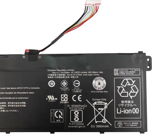 Alt view image 3 of 5 - IZKROR AP18C4K 48Wh 4200mAh Battery Replacement for Acer Aspire 5 A515-43 A515-43-R057 A515-43-R19L A515-43-R9B1 A515-43G A515-43G-R05T A515-43G-R1SJ A515-43G-R2W2 Spin 3 SP314-54N Series 11.4V
