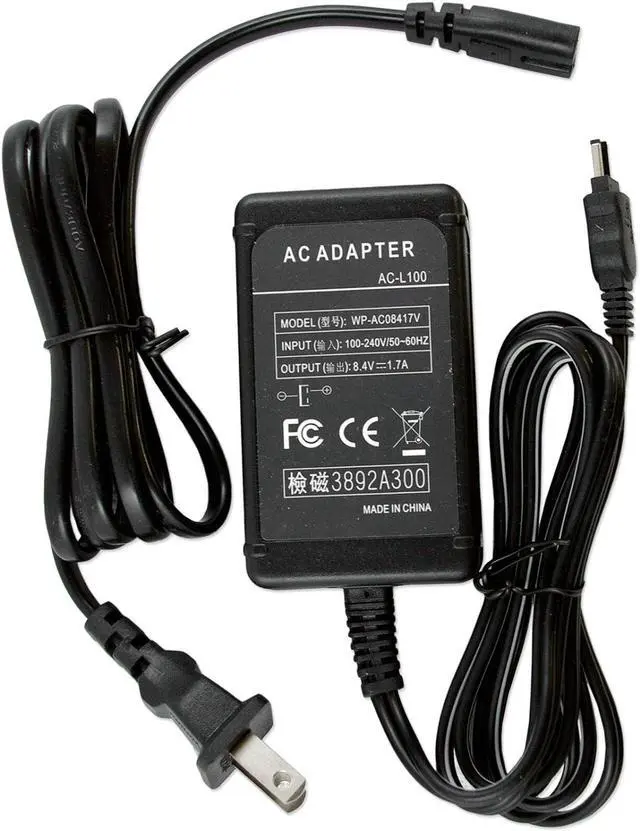 Main image of AC Adapter for Sony HandyCam DCR-TRV10 DCR-PC9 DCR-PC120BT DCR-TRV740 Power Supply Cord