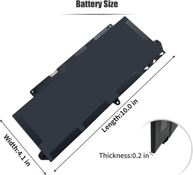 Alt view image 6 of 7 - INTIFO 63Wh 7FMXV Laptop Battery Compatible with Dell Latitude 5320 7320 7420 7520 Series Notebook TN2GY 4M1JN 1PP63 9JM71 HDGJ8 MHR4G [15.2V 63Wh 4-Cell]