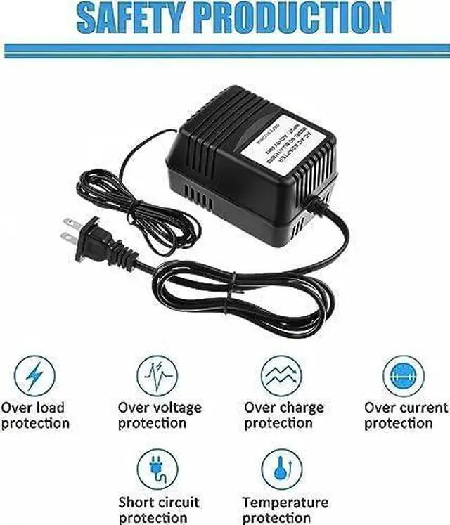 Alt view image 2 of 5 - Marg 24V AC/AC Adapter for TDC Power DA-22-24W DA2224W DA22-24W DA-2224W TDCpower AC24V 24VAC Class 2 Transformer Power Supply Cord Cable Battery Charger Mains PSU (with Barrel Round Tip)