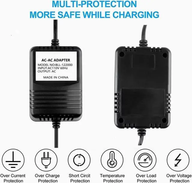 Alt view image 3 of 5 - Jantoy 18VAC AC Adapter Compatible with Radio Shack Catalog No.: 273-1690 2731690 18V / 24V AC 1000mA 18 Volts 1A Replacement Power Supply (with OD: 5.5mm Barrel Round Plug Tip)