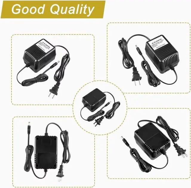 Alt view image 4 of 5 - Jantoy 18VAC AC Adapter Compatible with Radio Shack Catalog No.: 273-1690 2731690 18V / 24V AC 1000mA 18 Volts 1A Replacement Power Supply (with OD: 5.5mm Barrel Round Plug Tip)