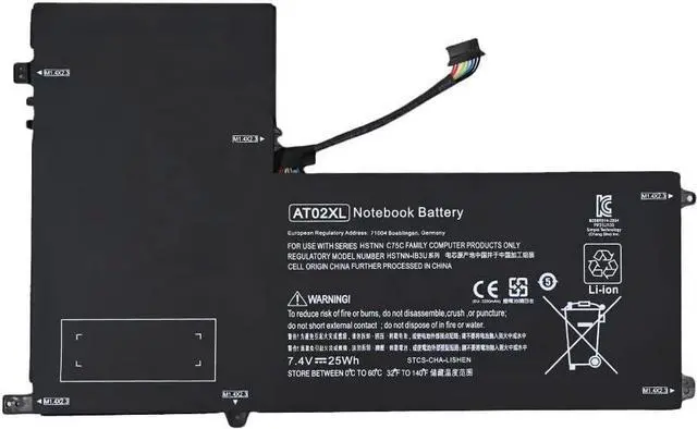Main image of 7xinbox 7.4V 25Wh AT02XL AT02025XL D7X24PA D3H85UT 99TA026H Laptop Battery Compatible with HP Elitepad 900 Table PC 900 G1 HSTNN-C75C HSTNN-IB3U HSTNN-DB3U HSTNN-QR03 685368-1B1 685368-2B1 685368-1C1