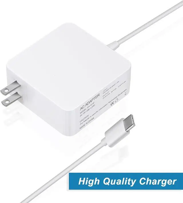 Alt view image 2 of 6 - Jantoy Type-C 65W AC Adapter Charger for Spectre x360 13-af018ca 13-af051nr Power