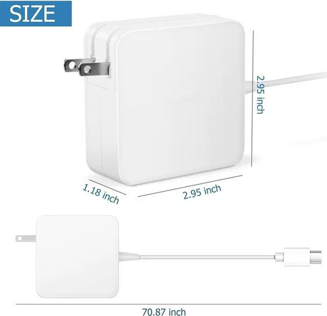 Alt view image 3 of 6 - Jantoy Type-C 65W AC Adapter Charger for Spectre x360 13-af018ca 13-af051nr Power