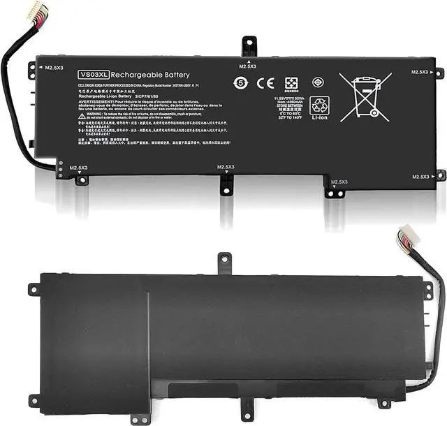 Alt view image 4 of 7 - VS03XL Laptop Battery for HP Envy 15-AS 15T-AS000 15T-AS100 15-AS000 15-AS133CL AS020NR AS068NR AS027CL AS182CL AS043CL AS014W AS091MS AS028TU 849313-850 849047-541 3ICP7/61/80 HSTNN-UB6Y TPN-I125