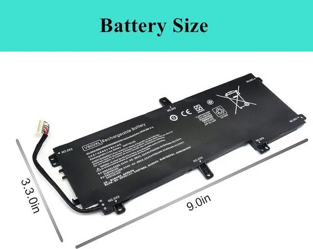 Alt view image 6 of 7 - VS03XL Laptop Battery for HP Envy 15-AS 15T-AS000 15T-AS100 15-AS000 15-AS133CL AS020NR AS068NR AS027CL AS182CL AS043CL AS014W AS091MS AS028TU 849313-850 849047-541 3ICP7/61/80 HSTNN-UB6Y TPN-I125