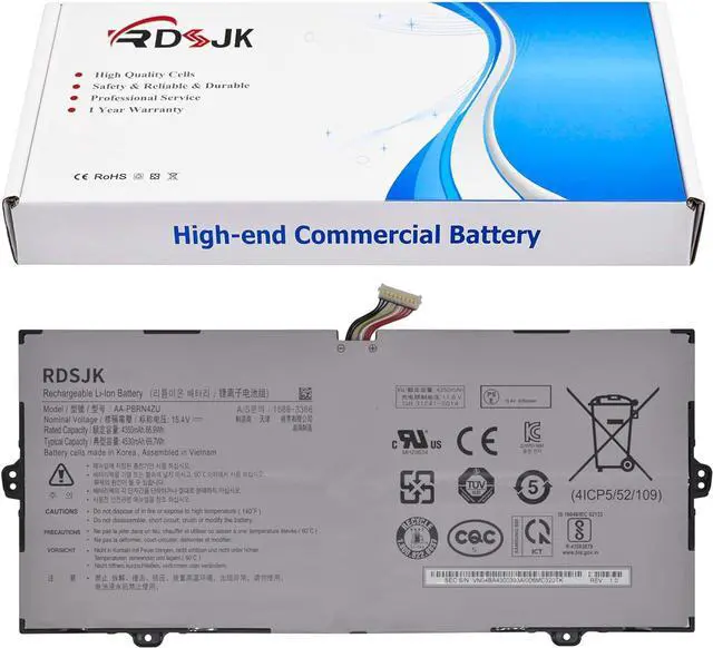 Main image of AA-PBRN4ZU Laptop Battery for Samsung Galaxy Book Flex 930QCG 930QCJ 930XCJ NP930QCG NP930QCG-K01 950QCG 950QCG-X01 950QCG-X03 950QCJ 950XCJ NP950QCG NP950QCG-X01 NP950QCG-K01US Series 15.4V 66.9Wh