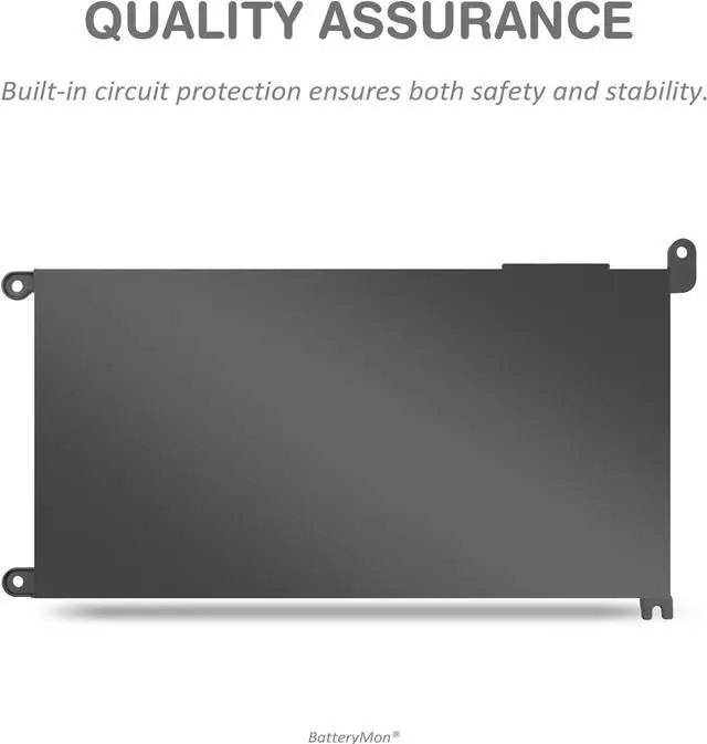 Alt view image 2 of 6 - WDX0R Laptop Battery for dell Inspiron 15 5565 5567 5568 5578 7560 7570 7579 7569 13 5368 5378 7368 7378 17 5765 5767 5770 Series Notebook Battery Fits 3CRH3 T2JX4 FC92N CYMGM [42Wh/11.4v]