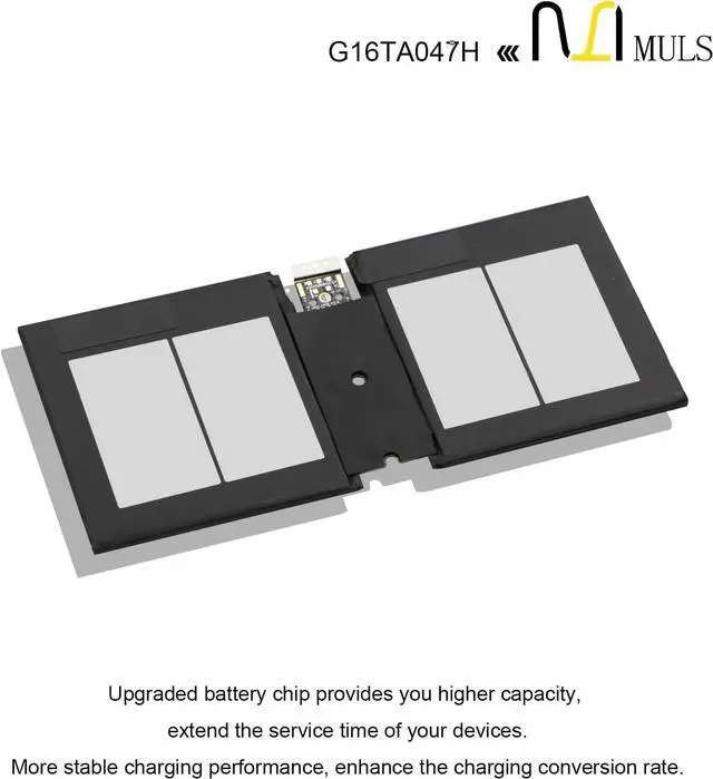 Alt view image 5 of 7 - MULS DYNU01 G16TA047H Battery Replacement for Microsoft Surface Go 2 1901 1926 1927 Series Tablet PC Series Battery 7.66V 26.81Wh 3500mAh