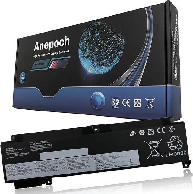 Main image of Anepoch 00HW024 01AV406 Laptop Battery Replacement for Lenovo ThinkPad T460S T470S Series Internal 00HW038 00HW025 01AV462 01AV405 01AV407 01AV408 SB10J79002 SB10J79003 11.46V 27Wh 2274mAh 3-Cell