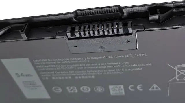 Alt view image 4 of 6 - Fully. 3RNFD Replacement Battery Compatible with Dell Latitude E7440 E7420 E7450 Ultrabook Series 451-BBFV 909H5 PFXCR T19VW 34GKR Laptop - 7.4V 54Wh