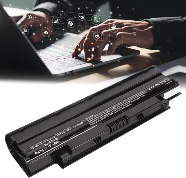 Alt view image 4 of 7 - ciciglow Replacement Laptop Battery for Dell Inspiron 13R N3010 N3110 14R N4010 N4110 N4050 15R N5010 N5110 N5030 N5040 N5050 17R N7010 N7110 J1KND 11.1V 48Wh Laptop