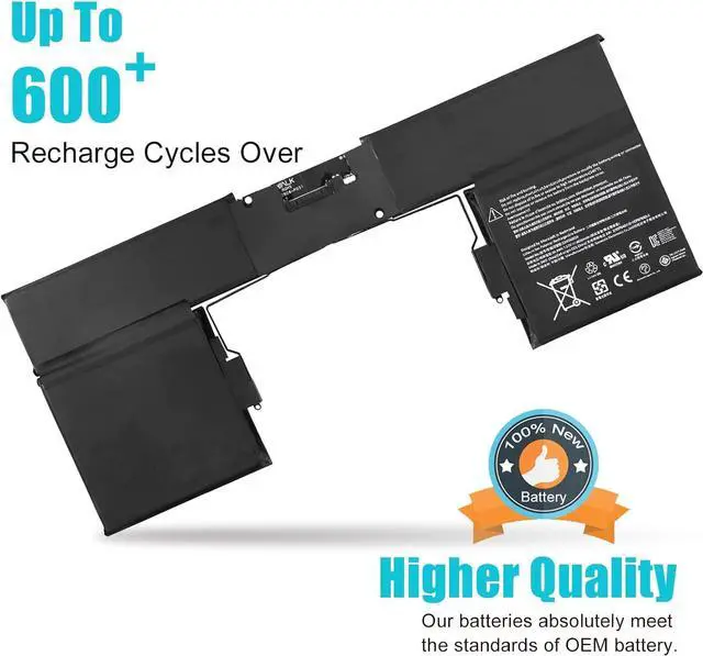 Alt view image 3 of 7 - G3HTA001H 93HTA001H Keyboard Battery Compatible with Microsoft Surface Book 1 1st Gen Model 1785 with Performance Base (GTX 965M) Enhanced Edition 7.57V 60.8Wh 8030mAh