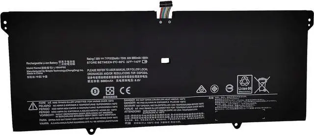 Alt view image 5 of 6 - Fully L16M4P60 L16C4P61 Replacement Battery Compatible with Lenovo Yoga 920 920-13IKB 920-13IKB-80Y7 Flex Pro-13IKB Yoga 6 Pro 13IKB Series Notebook 5B10N01565 5B10N17665 5B10W67249-70Wh 7.68V