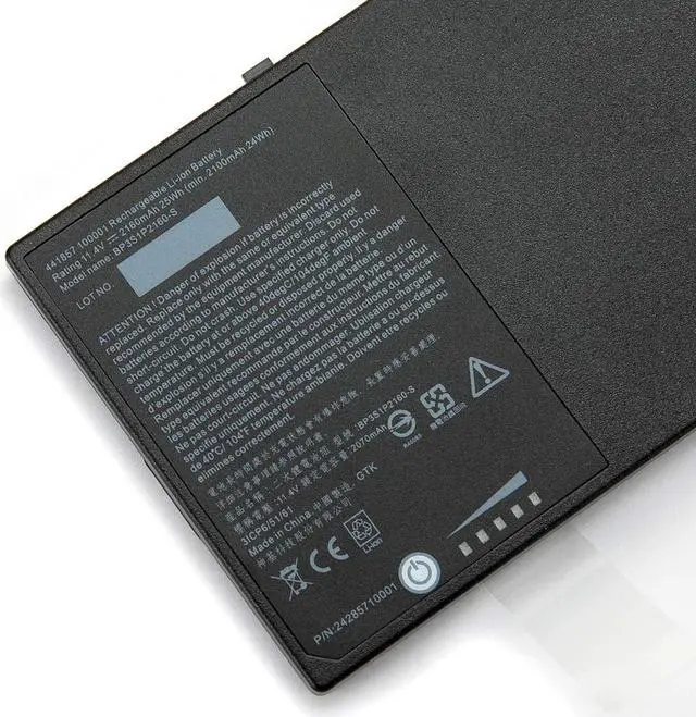 Alt view image 2 of 3 - Ding BP3S1P2160 Replacement Battery Compatible with Getac F110 Tablet BP3S1P2160-S 441857100001 3ICP6/51/61(11.4V 25Wh 2160mAh)