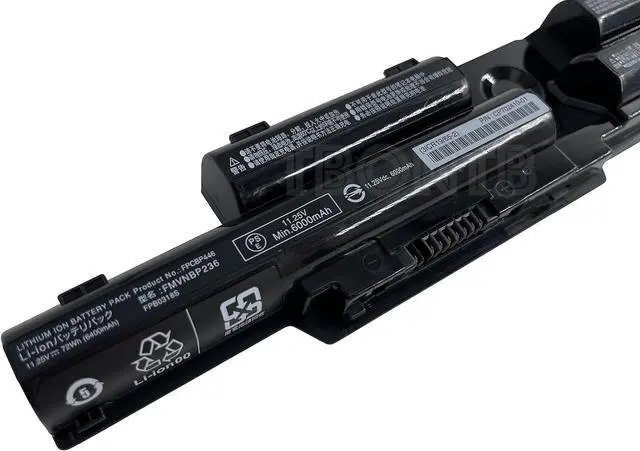 Alt view image 2 of 4 - TBONTB FPCBP446 Battery Compatible with Fujitsu LifeBook T725 T726 FPB0318S FPB0344S FPCBP446AP FMVNBP236 CP743061-01 CP673831-01 CP702410-01 Series [11.25V 72Wh 6400mAh]
