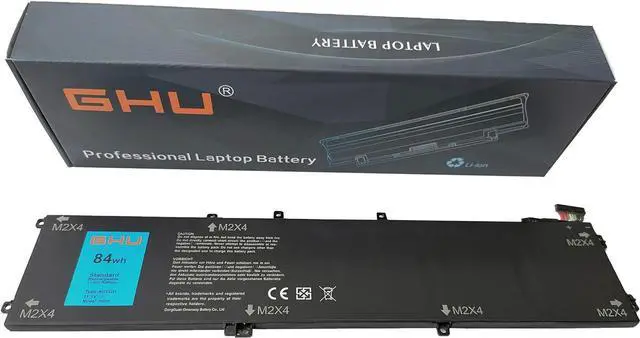 Main image of GHU New Battery Replacement for 4GVGH 84 WH Compatible with Dell Precision 5510, Dell XPS 15 9550 Series Fit 1P6KD 11.1v Li-Polymer