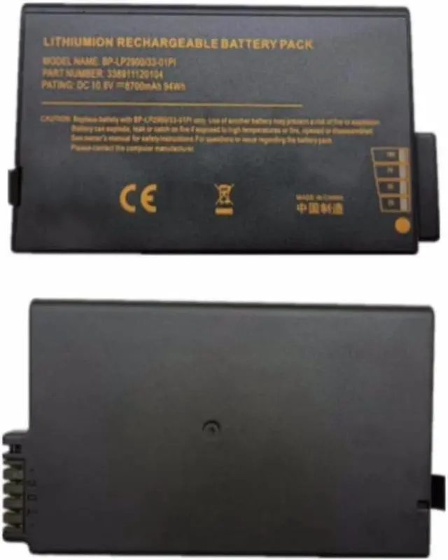 Alt view image 4 of 4 - Yafda BP-LP2900/33-01PI New Battery Replacement for Getac M230 X500 V100 V1010 V200 S400 DR202S RS2020 LI202S Series 338911120104 BP-LC2600/33-01S1 338911120060 NI202HD 10.8V 94 Wh /8400mA