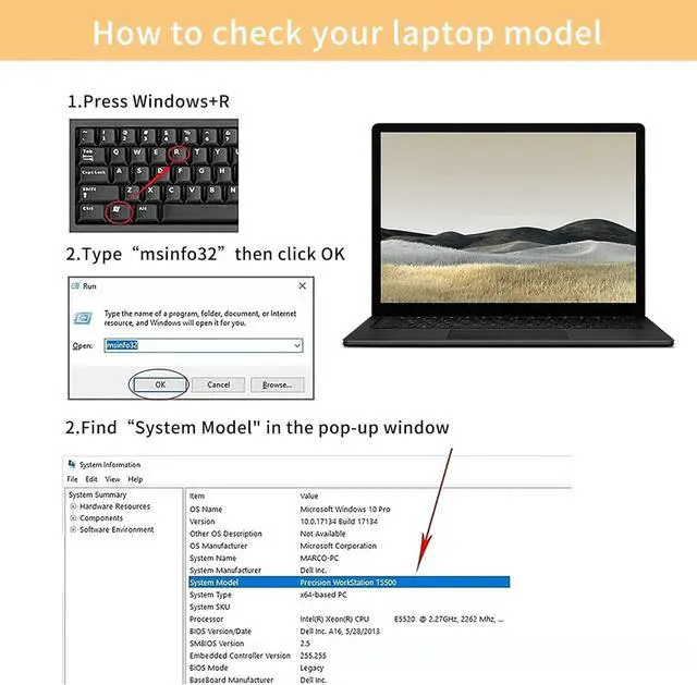 Alt view image 6 of 7 - NBULBL R8D7N Laptop Battery Replacement for Dell Precision 3540 M3550 Latitude 5400 5500 Inspiron 7590/7591/7791 2-in-1 Series Notebook 4GVMP H82T6 0C5GV2 0W8GMW 1V1XF 11.4V 51Wh