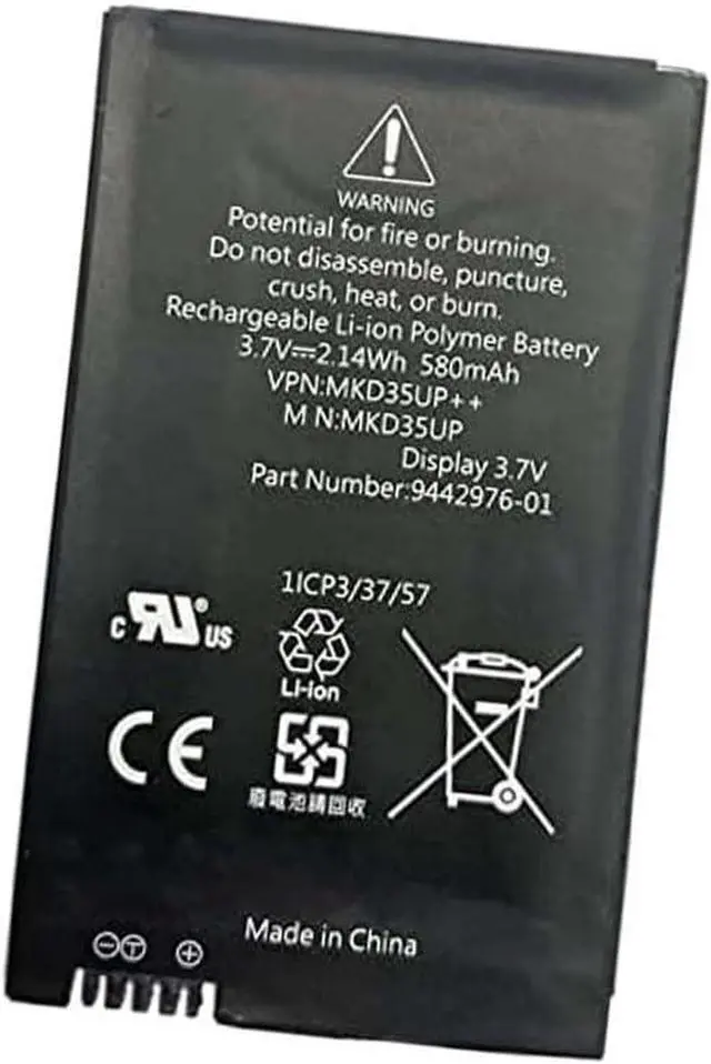 Main image of aowe 3.7V 580mAh MKD35UP 9442976-01 D-80788 Replacement Battery for 530le 730 740 745 1ICP3/37/57