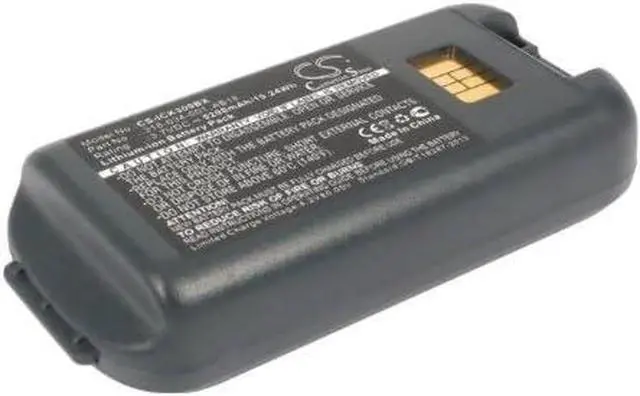 Alt view image 2 of 6 - XPS Replacement Battery for INTERMEC CK3 CK3A CK3C CK3C1 CK3N CK3N1 CK3R CK3X PN INTERMEC 318-033-001 318-034-001 AB17 AB18