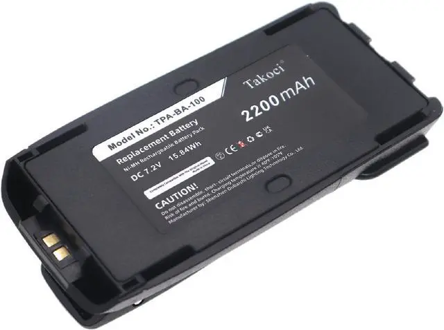 Main image of TAKOCI Replacement Battery for Tait TP8100 TP8110 TP8115 TP8120 TP8135 TP8140 TP9300 TP9400 TT35L1-D TPA-BA-100 TPK-BA-101 TPK-BA-100 T03-00011-CAAA