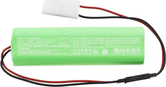 Main image of DRAWBELL Replacement Battery for FUTABA 6NFK, 6NPK, 6VA, 7C, 7NFK, 8NFK, 8U, 9C, NT8IB, NT8S, T6DA Part NO 2608B-33J, NT8S600B, NT8S700B2000mAh/9.6V