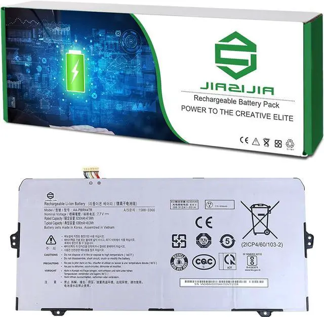 Main image of JIAZIJIA AA-PBRN4TR Laptop Battery Replacement for Samsung Galaxy Chromebook XE930QCA XE930QCA-K02US XE930QCA-K01US Series Notebook 7.7V 47.9Wh 6230mAh