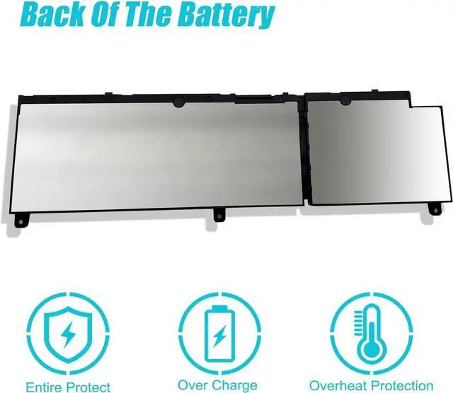 Alt view image 4 of 7 - PKWVM 95Wh Battery Compatible with Dell Precision 7550 7750 7760 7560 Series Laptop C903V CR72X 0CR72X 0447VR 068N03 11.4V 7922mAh 6-Cells
