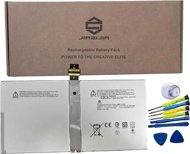 Main image of JIAZIJIA G3HTA027H Laptop Battery Replacement for Microsoft Surface Pro 4 1724 12.3 inch Series Notebook DYNR01 with Tools White 7.5V 38.2Wh 5087mAh