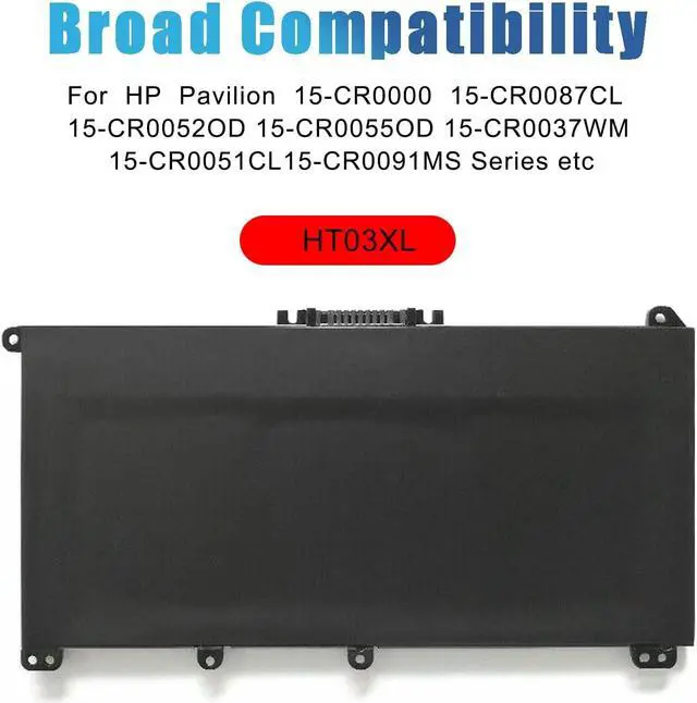 Alt view image 5 of 6 - efohana HT03XL Laptop Battery Replacement for HP Pavilion 14 14S 14Q 15 15G 15T 17 Envy 15T 17T 250 255 G7 Series Notebook HSTNN-DB8R HSTNN-UB7J HSTNN-LB8L HSTNN-IB8O L11421-542