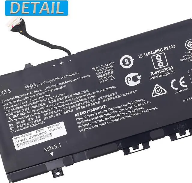 Alt view image 4 of 4 - E-YIIVIIL Replacement Battery KC04XL Compatible with HP Envy X360 13-AG 13M-AQ HSTNN-DB8P HSTNN-IB8K
