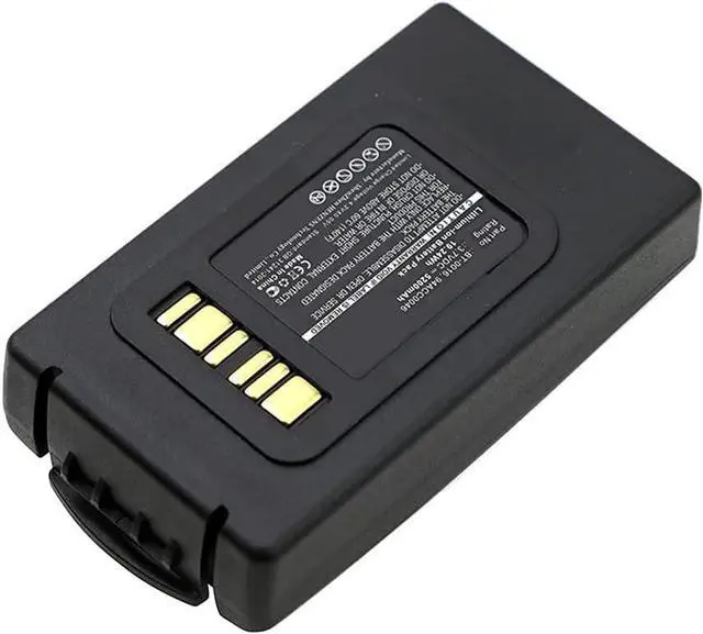 Alt view image 4 of 6 - cs battery5200mAh Replacement Battery for Datalogic Skorpio X3 Skorpio X4 Barcode Scanner, fits Part No BT-0016 94ACC0046 94ACC0048 3.7V