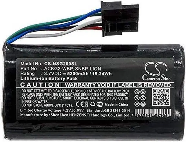 Alt view image 2 of 4 - XPS Replacement Battery for NetScout AirCheck G2 WLAN Tester, Aircheck G2 PN SNBP-Lion, ACKG2-WBP 5200mAh 3.7V