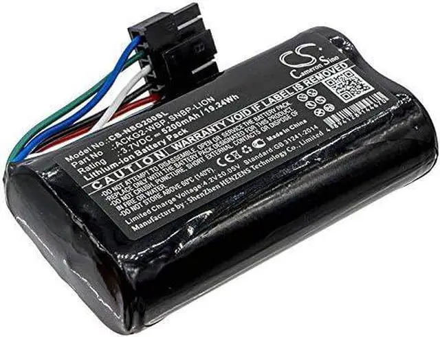 Alt view image 4 of 4 - XPS Replacement Battery for NetScout AirCheck G2 WLAN Tester, Aircheck G2 PN SNBP-Lion, ACKG2-WBP 5200mAh 3.7V