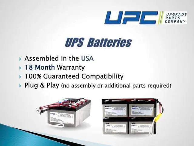 Alt view image 2 of 4 - RBC2-UPC Replacement Battery Pack for APC UPS Models BK300, BK500, BK350, BK500M, BK500MC, BK500MUS, SC420, BE500R, BK400