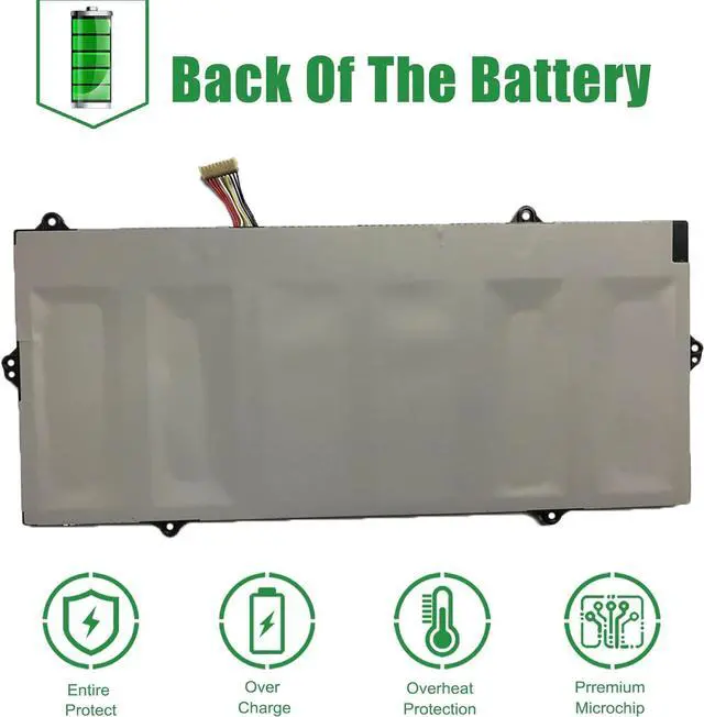 Alt view image 5 of 5 - JIAZIJIA AA-PBTN6EP Laptop Battery Replacement for Samsung Notebook 9 2018 NP900X5T NP900X5T-X01US NP900X5T-X05CN Series Notebook Black 11.5V 75Wh 6534mAh