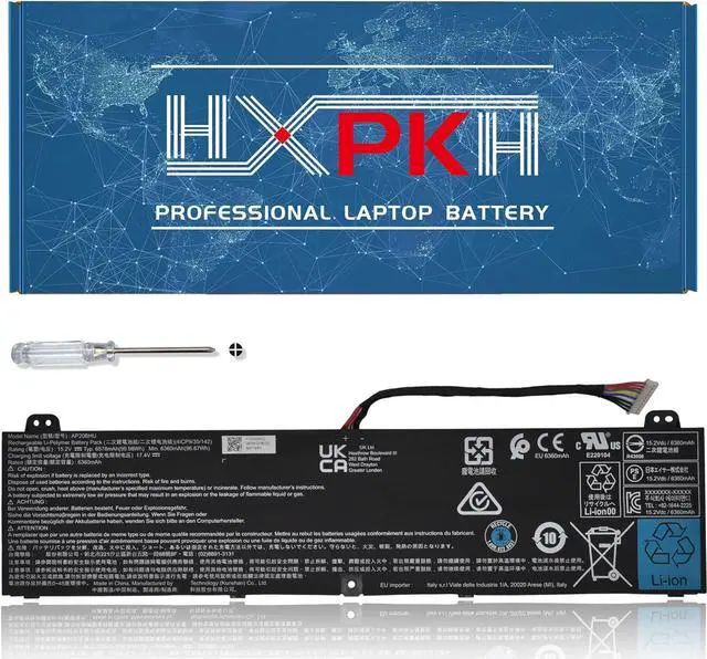 Main image of AP20BHU Long Cable Laptop Battery For Acer Predator Triton 500 SE 16" PT516-51S PT516-51S-70TP PT516-51S-71Q2 PT516-51S-72KR PT516-51S-76LF PT516-51S-78CR PT516-51S-92CB PT516-51S-96BX Series 99.98Wh