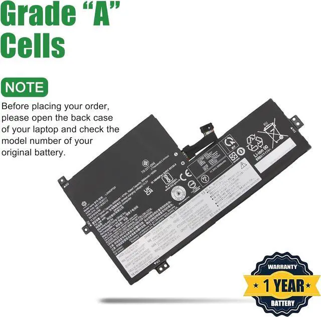 Alt view image 3 of 5 - L20M3PG0 SB11B36311 5B11B36312 Laptop Battery Replacement for Lenovo IdeaPad Flex 3 Chrome 15IJL7 300e Chromebook 3rd Gen Series L20M3PG3 SB11B90371 L20D3PG0 L20C3PG0 L20L3PG0 11.52V 47Wh