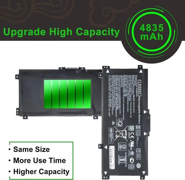 Alt view image 4 of 6 - Laptop Battery LK03XL for HP Envy X360 15-CN 15M-CN0011DX 15-15M-BP 15M-EE0013DX Replacement Battery with Repair Tool Kit