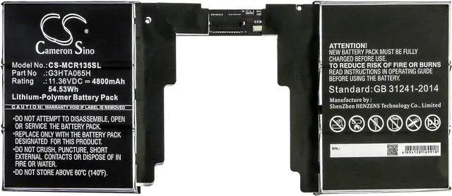 Alt view image 3 of 4 - Battery Replacement for Microsoft Surface Book 3 13.5 Keyboard G3HTA065H