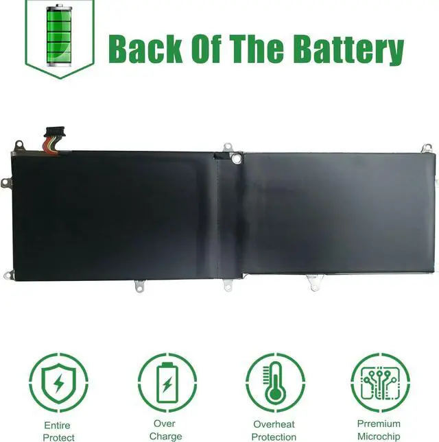 Alt view image 6 of 6 - JIAZIJIA KT02XL 753704-005 Laptop Battery Replacement for Hp Pro X2 612 G1 Tablet Series Notebook HSTNN-IB6F 753330-1C1 7.4V 25Wh